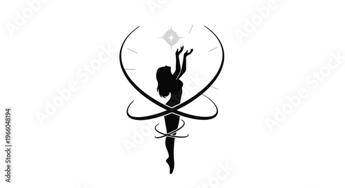 yoga silhouette meditation wellness fitness