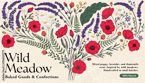 Wild Meadow Baked Goods & Confections Product Label