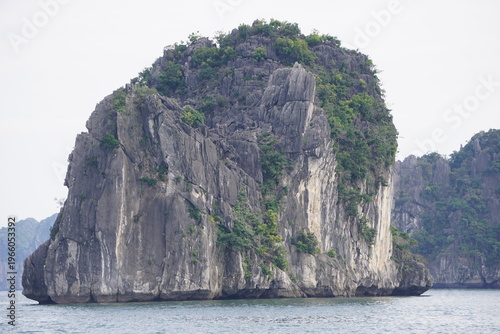 amazing rock formation in halong bay vietnam