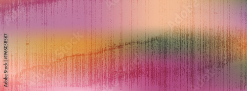 Dynamic vector panoramic background with a soft peach to deep maroon gradient blend, featuring a distressed texture with fine vertical lines and subtle particle scatter for a textured