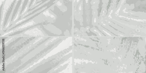 Abstract grayscale composition featuring swirling linear patterns in quadrants