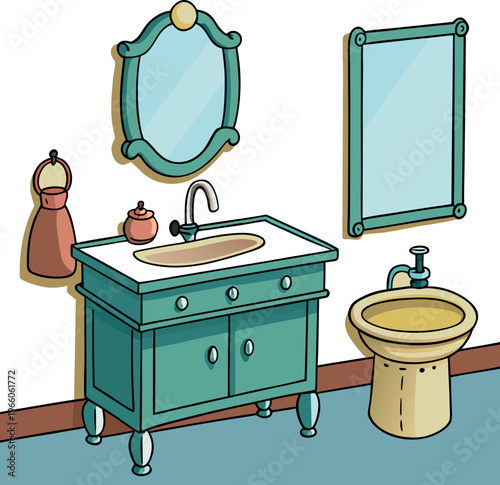 Victorianera bathroom with a vintage clawfoot tub