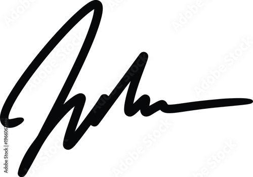 Doctor signature scribble on white medical prescription form