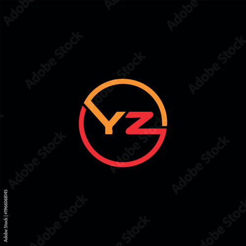 Free Download letter yz text logo design vector format - GFXLoad