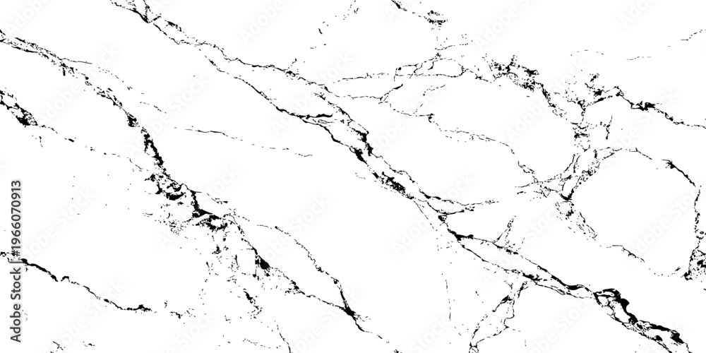 Obraz premium Elegant black and white marble texture with fine natural vein patterns. Ideal for backgrounds, luxury branding, interior design visuals, and digital art projects. High-resolution abstract stone design
