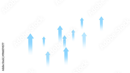Concept of Increasing the Ability to Scale Business Growth. a Glowing Blue Graph Depicting Upward Trends Against a Dark Background, Symbolizing Growth and Progress in Data or Finance.