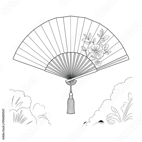 Sketchbook with fashion sketches and detailed garment designs isolated on white background, Vector