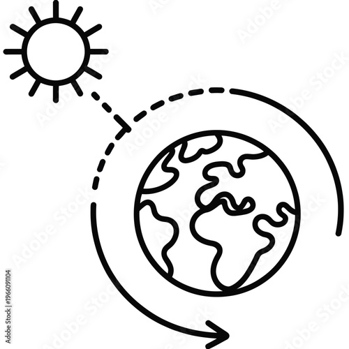 Ozone layer protection icon flat design, earth atmosphere shield symbol, environmental safety concept, climate protection sign, minimal modern style, isolated vector illustration for ecology