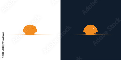 Sun logo template
