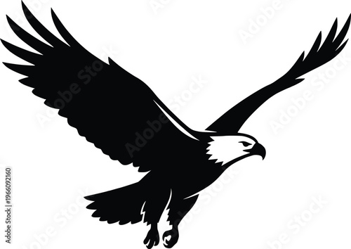 Soaring Eagle Silhouette Freedom, Power, and American Symbolism