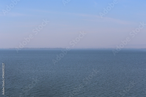 Ubonrat Dam view in the daytime that sees water like the sea.
