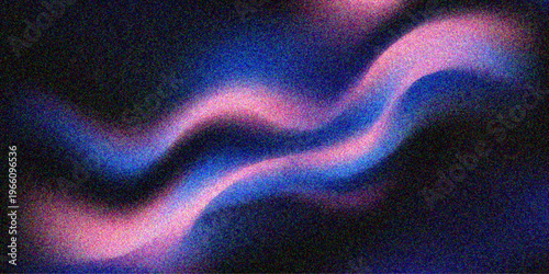 Smooth waves of silk and satin create a flowing abstract blue background with a light effect, blending purple and pink colors into a soft textile pattern for a modern wallpaper design