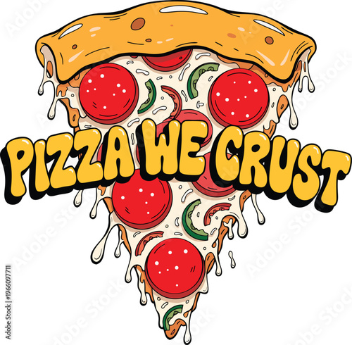  vector pepperoni pizza slices  and whole pizza isolated 