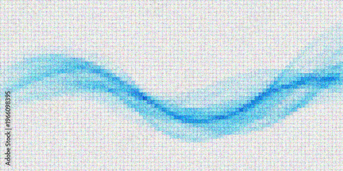 Blue abstract wave background with flowing lines and smooth motion design