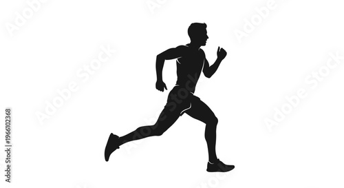1 may, may day, Labor day icons representing international workers, silhouette of a male athlete runner jogging, vector