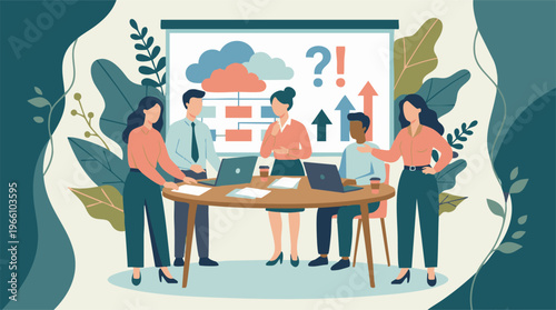 Team Collaboration on Business Strategy and Cloud Technology