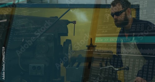 Shop tech tweaking lathe wheel and causing FileENCRYPTION code overlay checking encrypted data