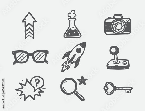 comic theme illustration design decoration template