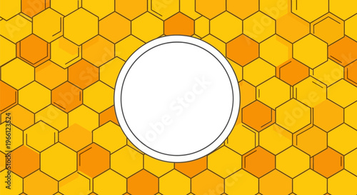 Honeycomb Pattern Background Design.