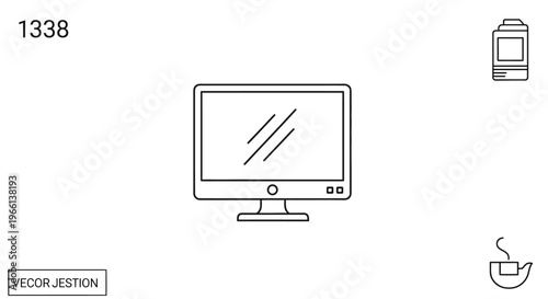 Computer Monitor Display Screen Technology.