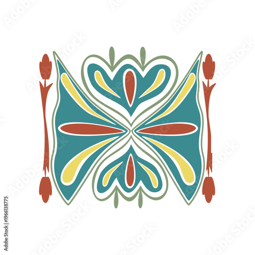 Turkish traditional ornamented pattern. Hand drawn vector illustration isolated set. For fashion ware design magazines, oriental coffee houses and dishware, holidays postcards banners clip arts.