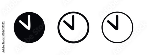 Time Management Clock Icon Set for Scheduling and Deadlines