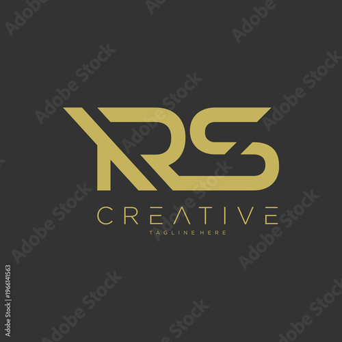Modern Monogram YRS Creative Company Logo Design