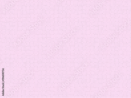 A pink fabric with small dots.