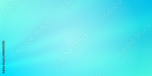 Abstract turquoise gradient bg with soft white transitions. Clean background ideal for banners, templates, and contemporary graphic design projects with elegant appeal. Vector illustration