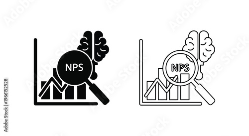 net promoter score icons Vector