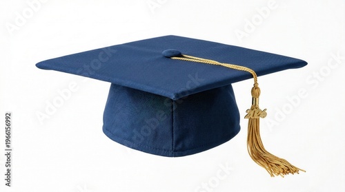 Wallpaper Mural Blue graduation cap with gold tassel and 2025 charm on white background Torontodigital.ca