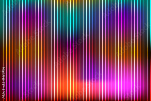 Vibrant multicolored gradient background with vertical stripes pattern