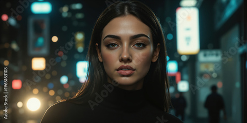 Abstract, floating light particles creating an evolving pattern, symbolizing the rise of digital-first business models.