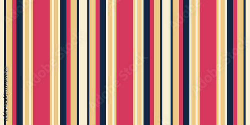 Vibrant vertical stripes in pink, beige, and navy create a bold, retroinspired pattern. Ideal for textile design, website backgrounds, or adding a touch of vintage chic to any project.