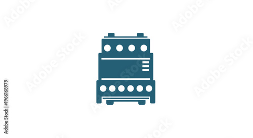 Electronic Control Panel with Buttons and Lights.