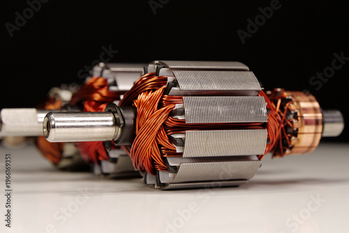 Rotors of electric motors from small household appliances