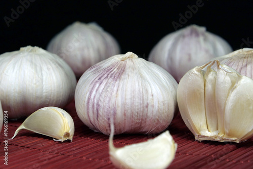 Картината върху платно Garlic - very healthy product with many beneficial properties for health