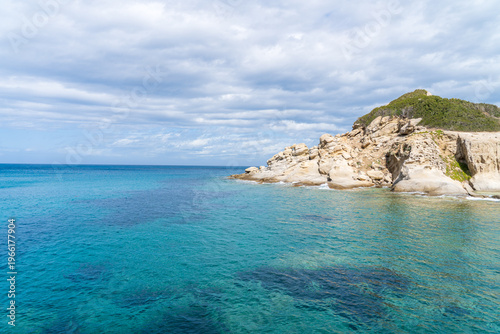 Coastline of Elba island, Italy, in springtime