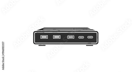 USB Hub with Multiple Ports.