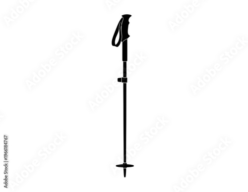 Telescopic Hiking Pole with Adjustable Handle.