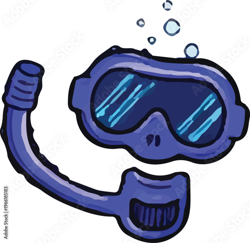 Beach Vacations - Snorkel mask