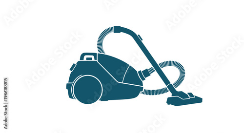 Vacuum Cleaner Icon Illustration.