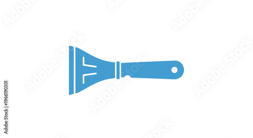 Blue Squeegee Tool for Cleaning Windows.