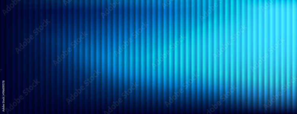 Fototapeta premium Vibrant blue vertical lines background vector