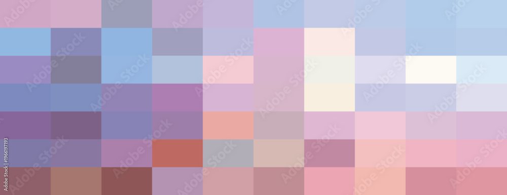Fototapeta premium Abstract pastel pixelated gradient background vector