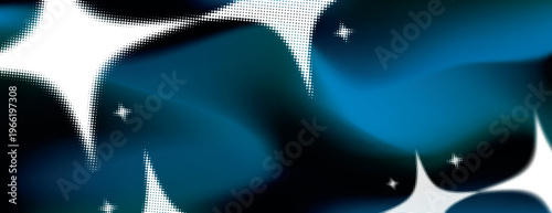 Abstract cosmic starry night background vector