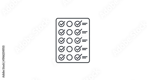 Checklist Form with Checkmarks.