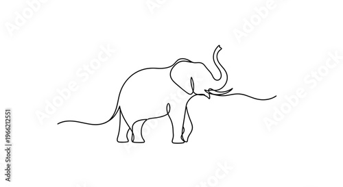 Large Mammal Elephant Animal Species.