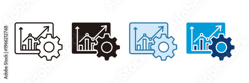 Support Optimization Icon Set Multiple Style Collection