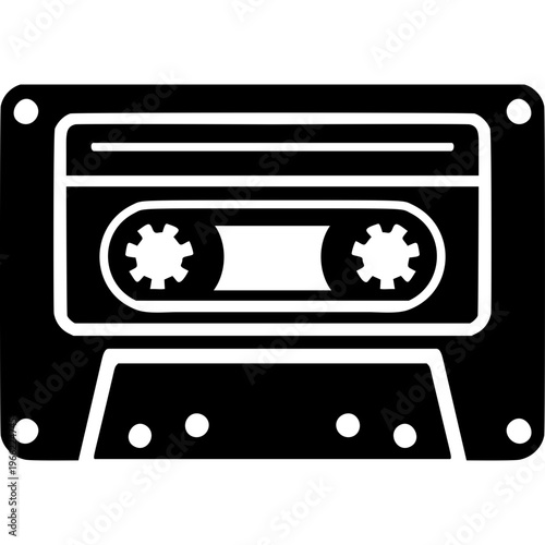 Cassette Tape Icon Vector